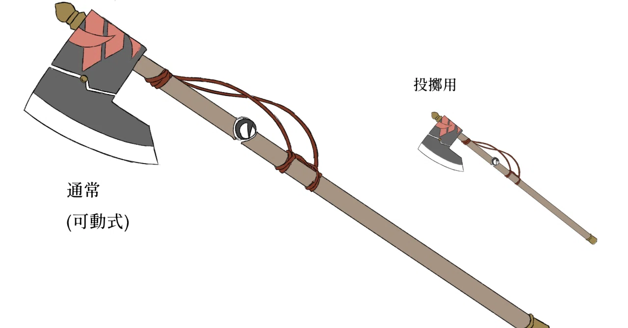 一次創作の“斧”の話｜つかはらl現役斧投げ選手