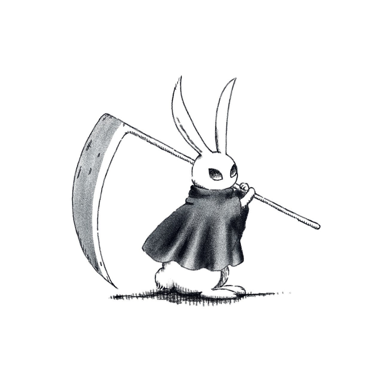 7日目 死神うさぎ イラスト 骸骨にしあ Note 7日目 死神うさぎ イラスト 骸骨にしあ Note