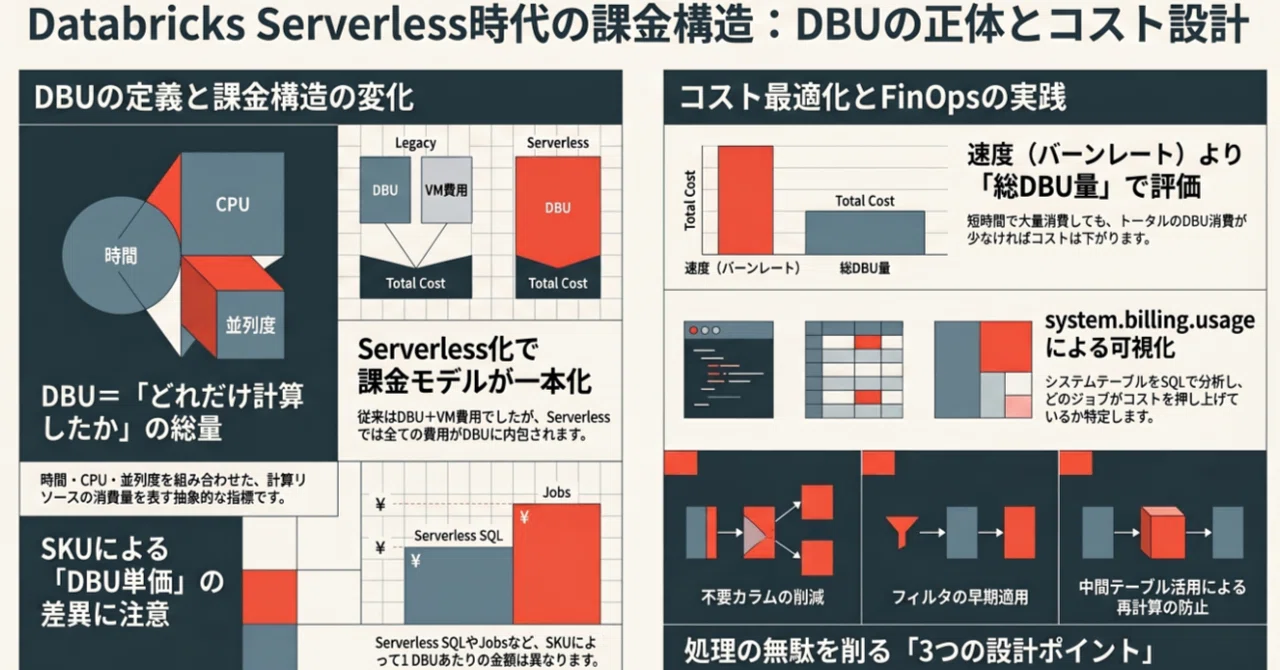 Databricks DBUの正体 ― Serverless時代の課金構造と落とし穴 ―｜Mellow Launch