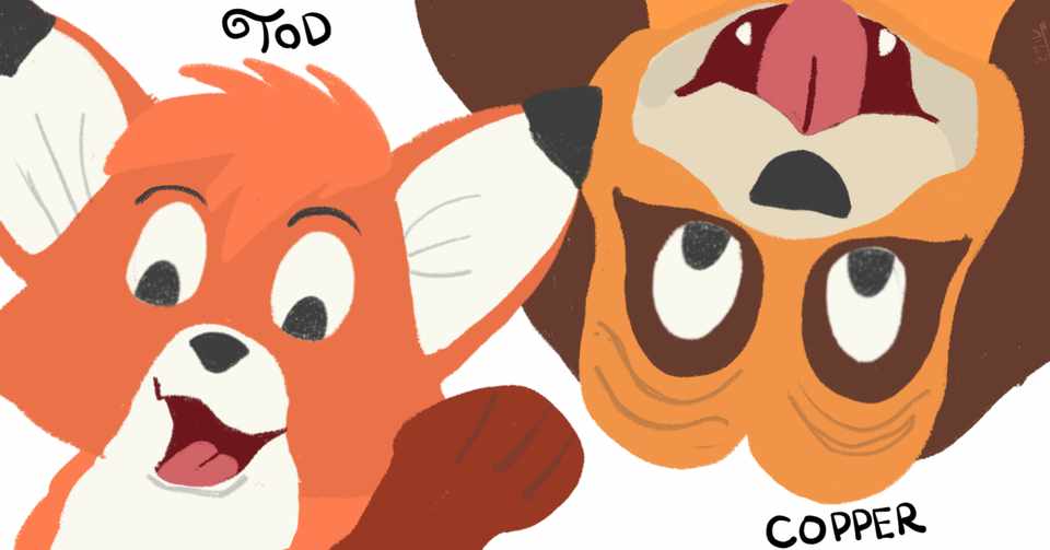 最新のhd ディズニー きつね と 猟犬