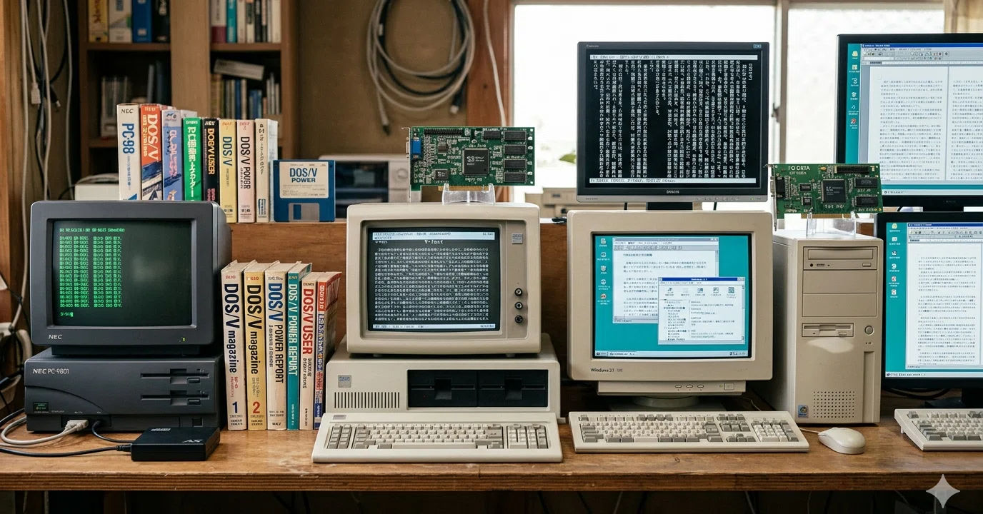 100桁×40行の衝撃。「DOS/V」と画面拡張に命をかけた、あの頃の爆速