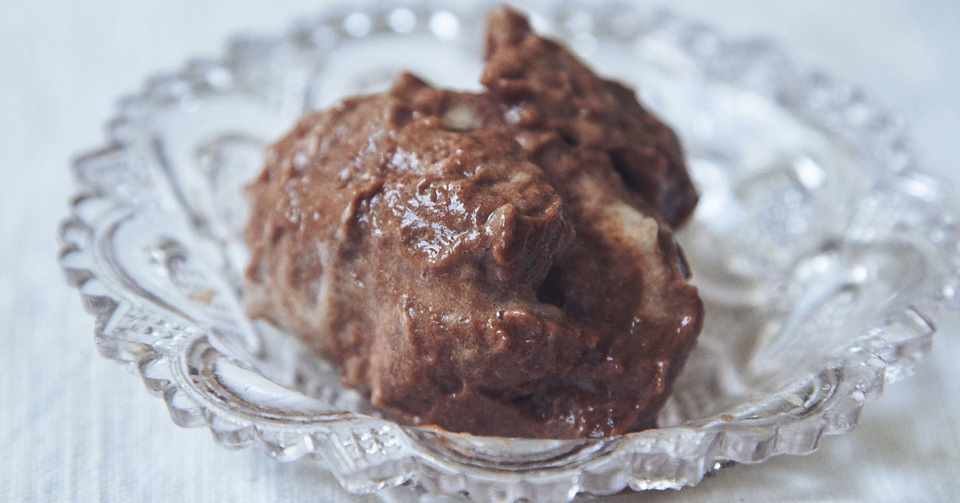 バナナとココアパウダー お砂糖だけの けっこうなアイスクリーム 今井真実 料理家 Note