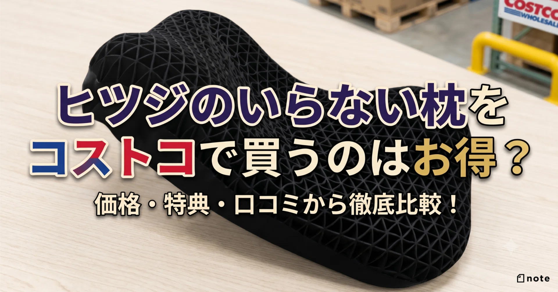 ヒツジのいらない枕をコストコで買うのはお得？値段・在庫・注意点