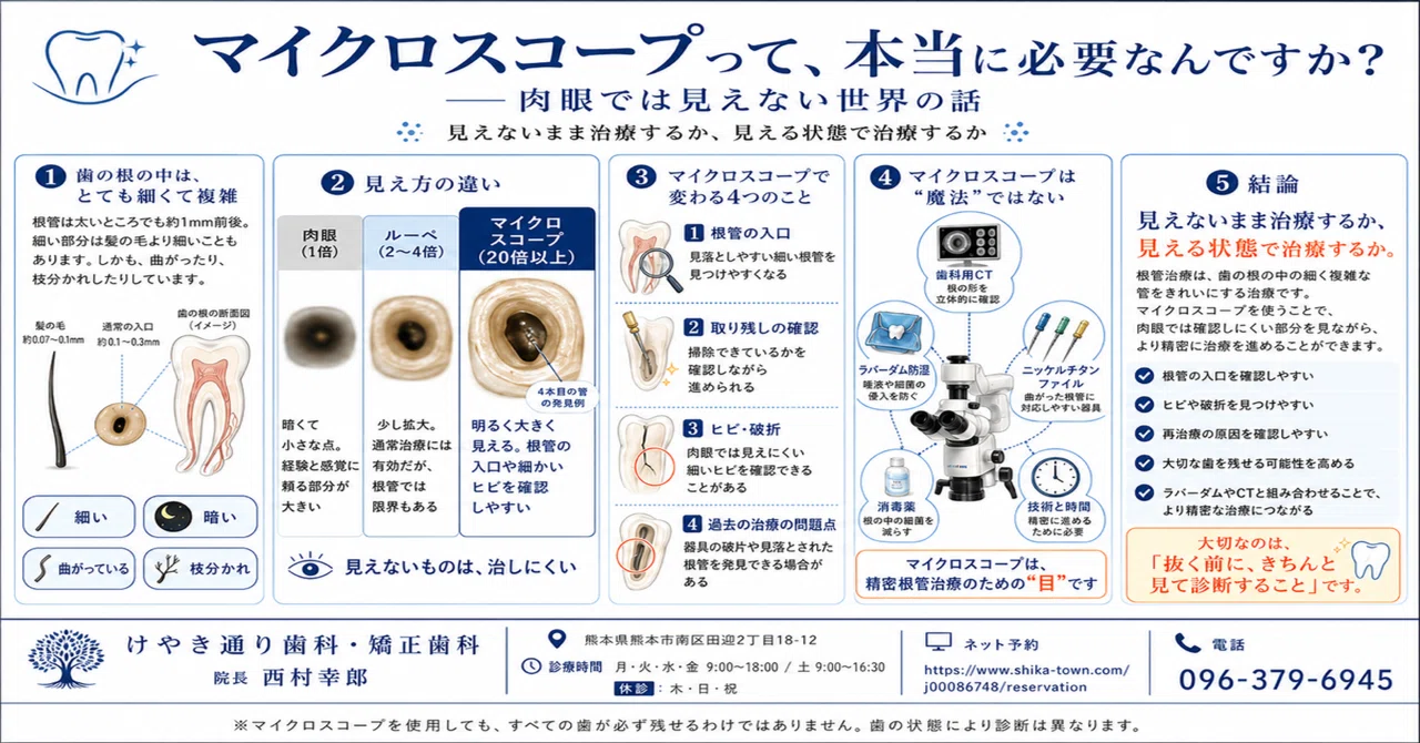 マイクロスコープって、本当に必要なんですか？＿肉眼では見えない世界