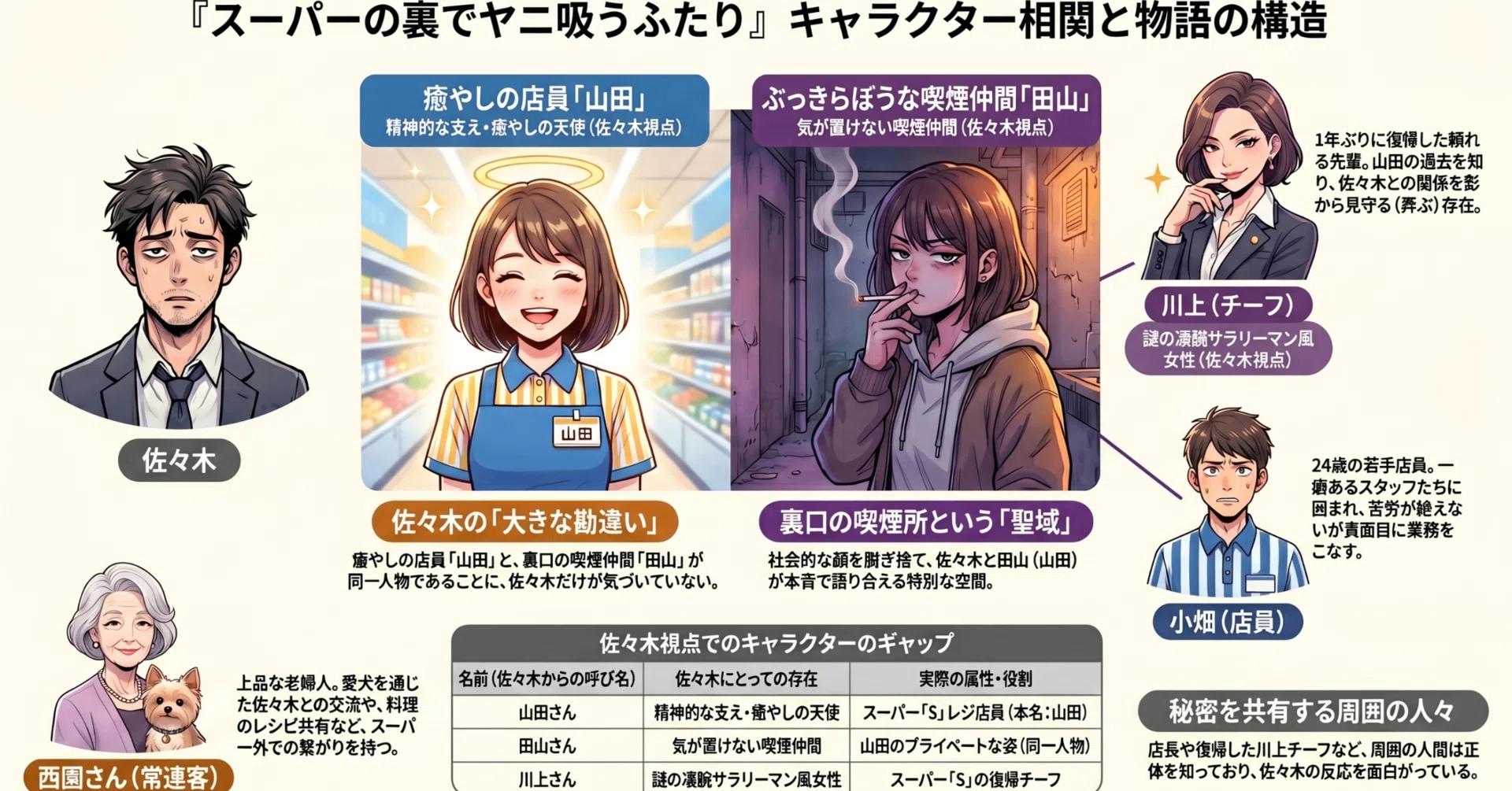 スーパーの裏でヤニ吸うふたり』——なぜ私たちは、この「境界線上の休息