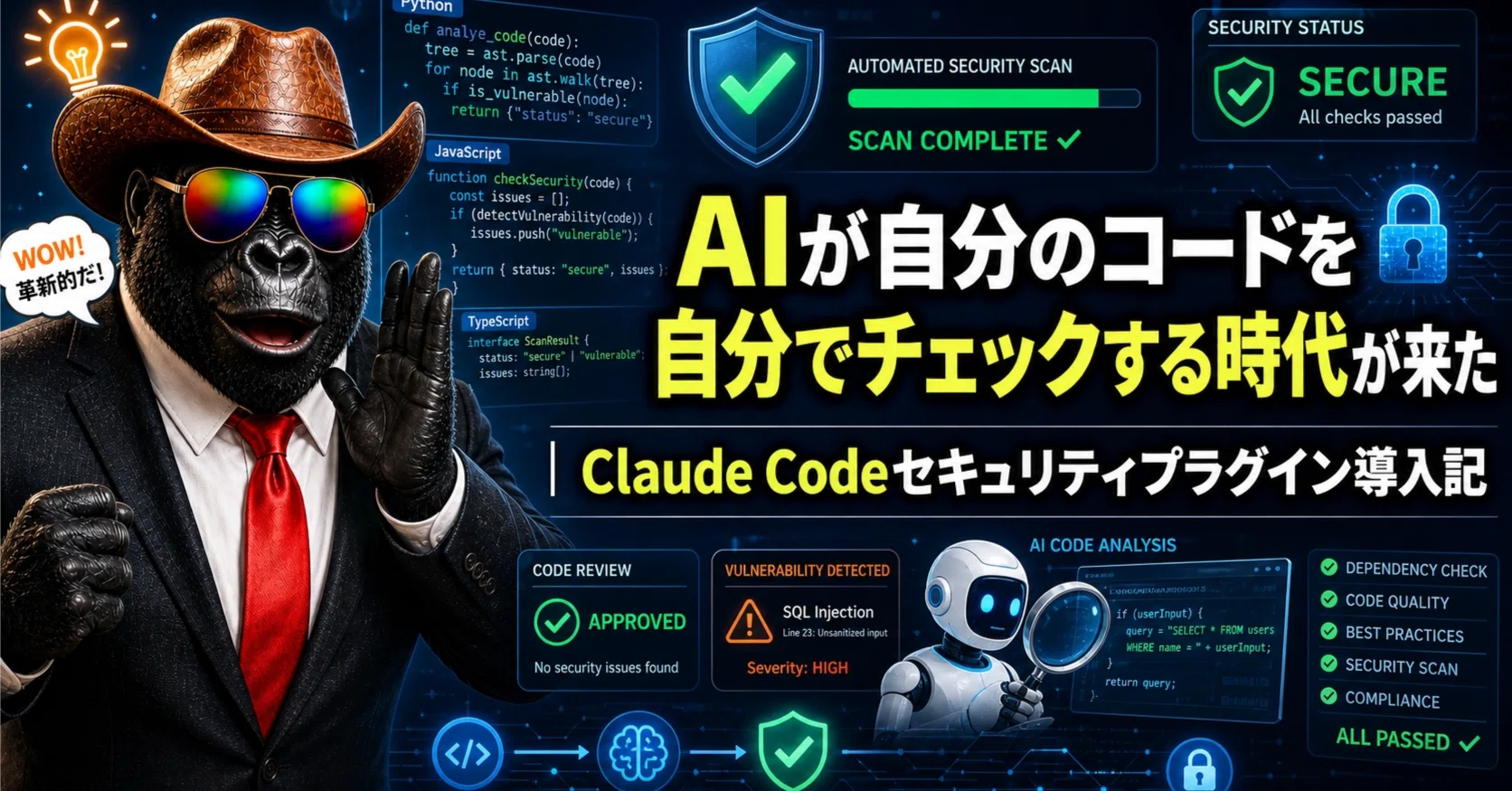 🦍AIが自分のコードを自分でチェックする時代が来た｜Claude Code