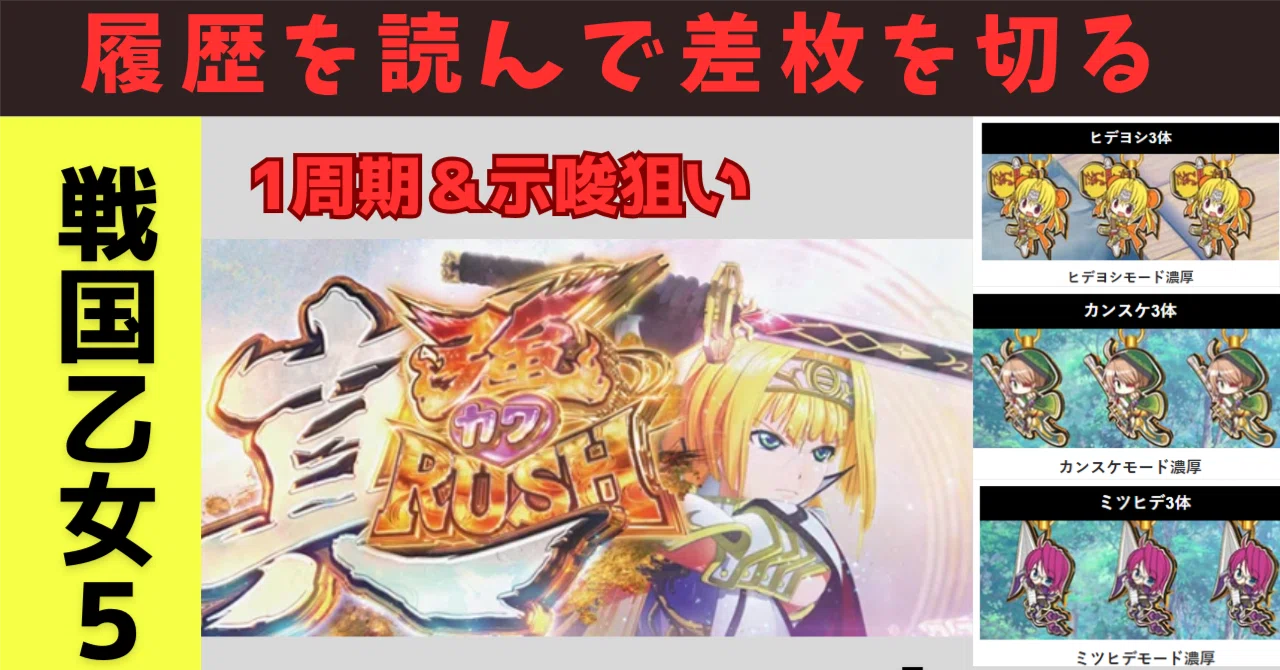 戦国乙女5】履歴読みはこれでOK！✓1周期