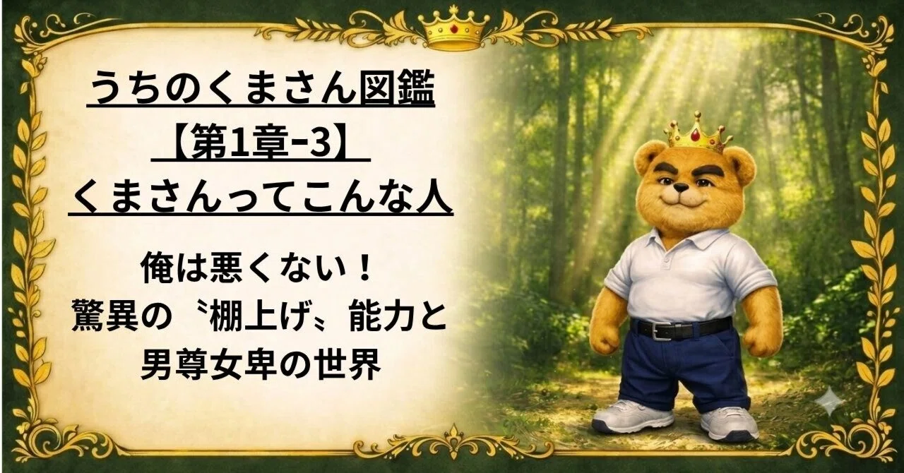 D A Dさん専用オルゴナイト♪頑張っている人を勝利に導くクマさん☆ うちのくまさん図鑑【第1章ｰ3】くまさんってこんな人～俺は悪くない