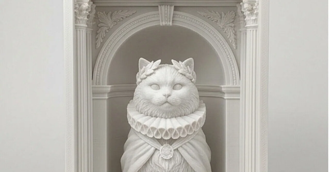 ペルシャ猫のルネサンス肖像画ブックヌークができました！｜うちの子