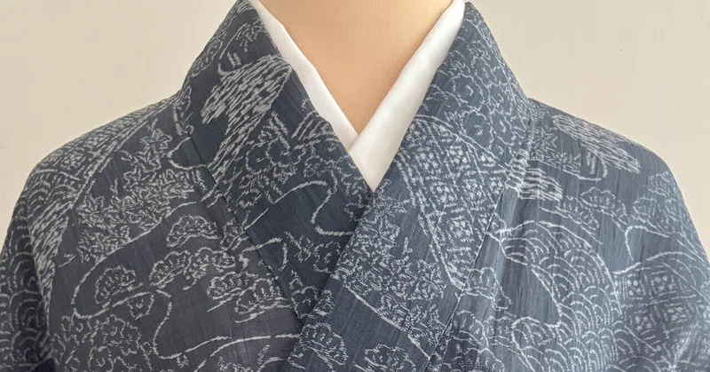 本麻ちゞみ上布着物