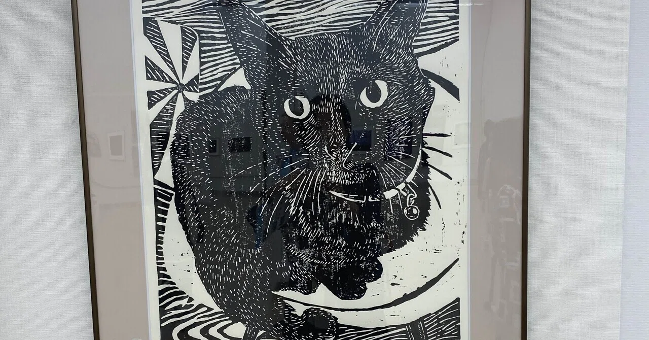 猫版画を掘り続け…｜齋藤泉