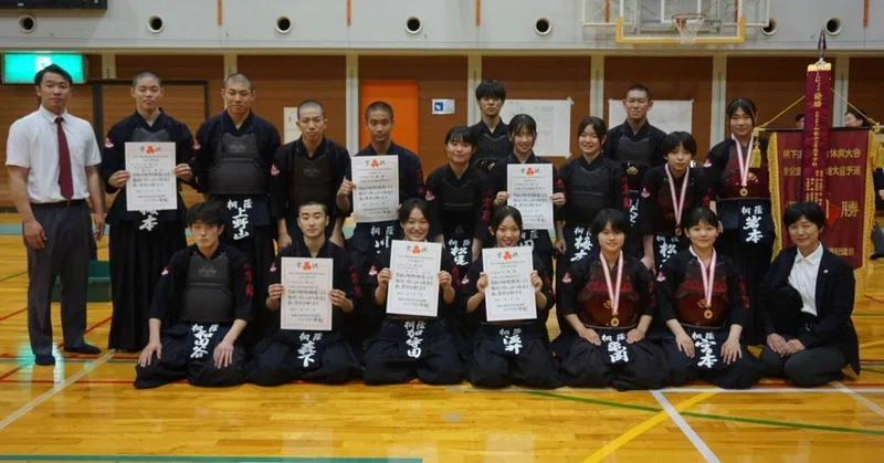 【桐蔭高校】剣道部　県高校総体女子団体優勝！インターハイ出場決定！