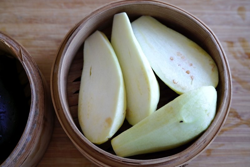 ふかしなす 蒸し茄子 の作り方 樋口直哉 Travelingfoodlab Note