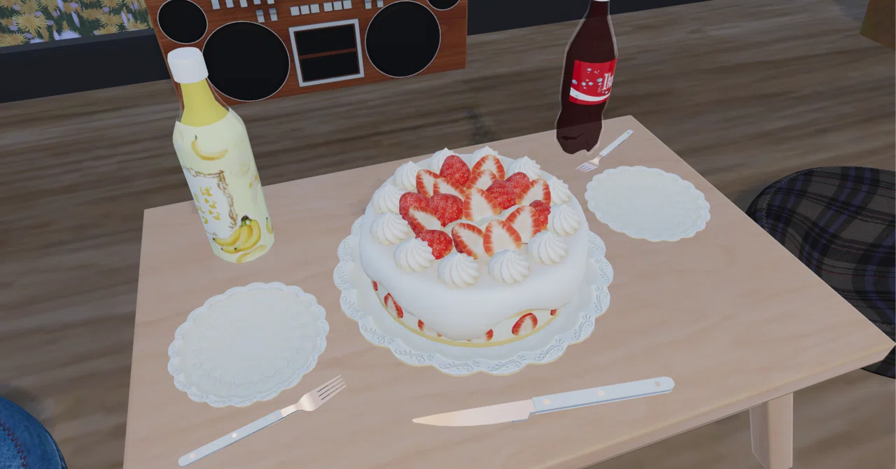 VRChatワールド紹介:カッティング・ケーキ - split｜メタバース画像芝居系VTuber エゾの民「ゆきかの」