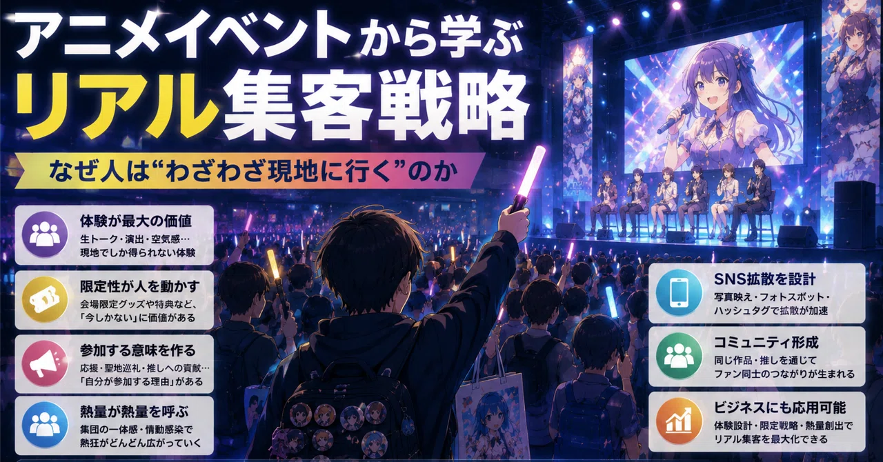 Real-World Customer Attraction Strategies Learned from Anime Events ...