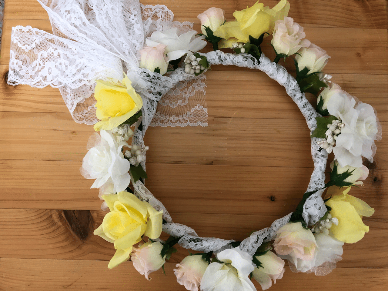 手作り花冠 Elderflower Note 手作り花冠 Elderflower Note