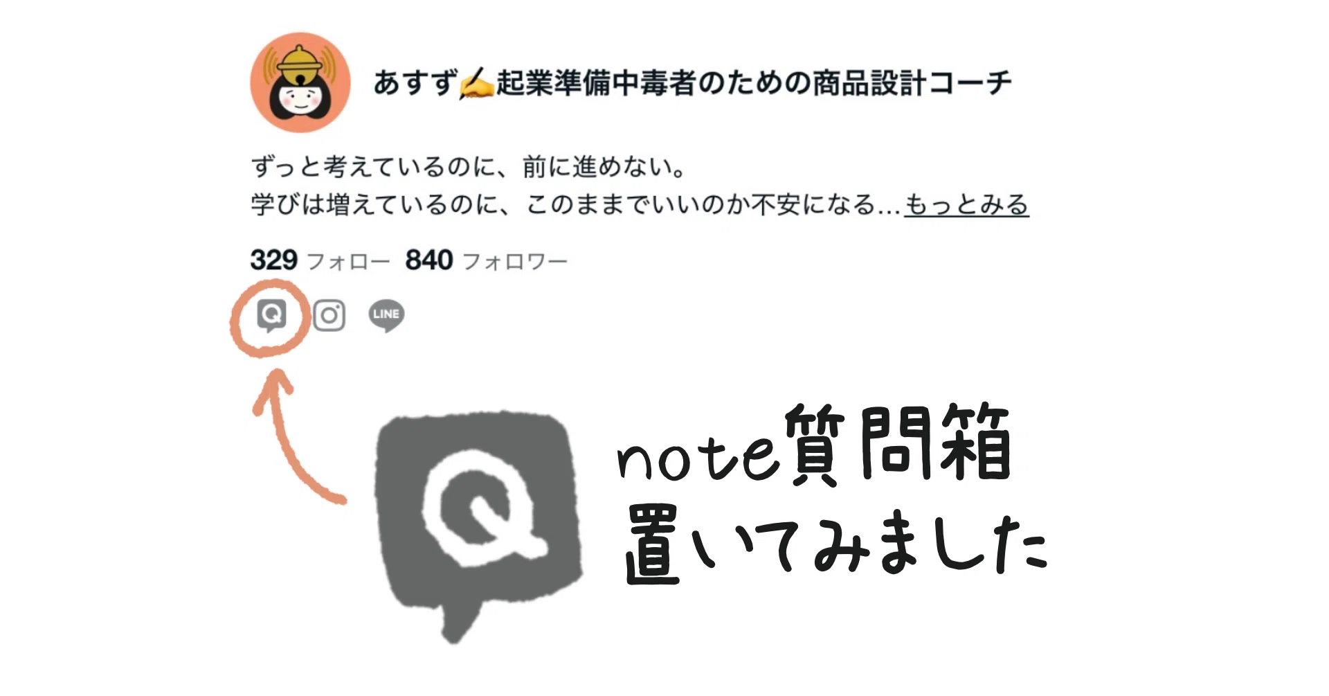 698．質問が来るかわからなくても、note質問箱を置いてみたいと思った 