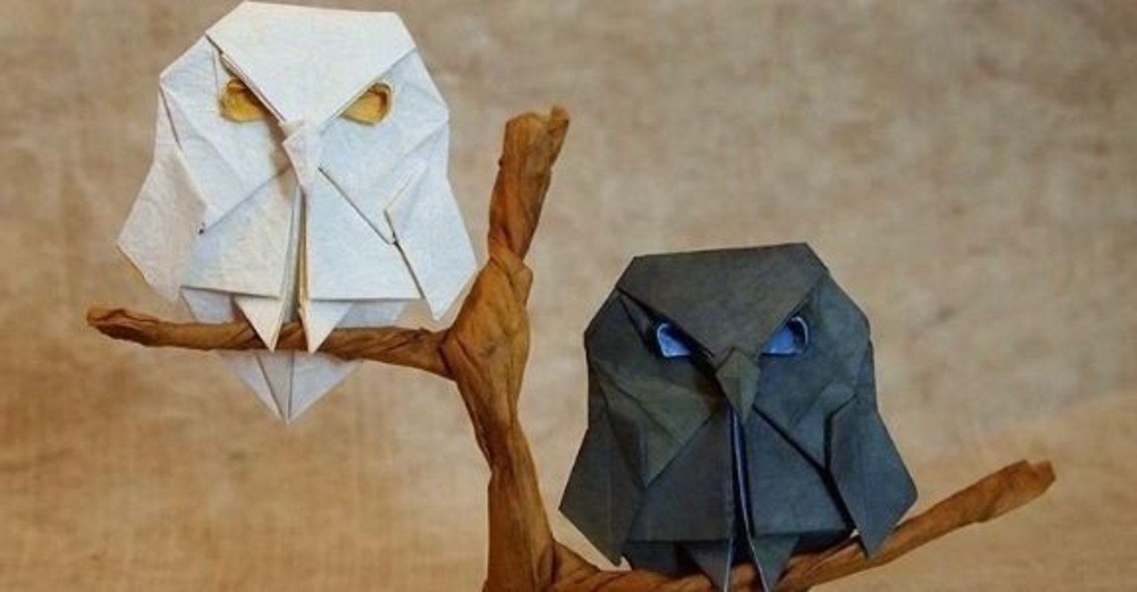 折り図 フクロウ 一匹柴犬 Note 折り図 フクロウ 一匹柴犬 Note