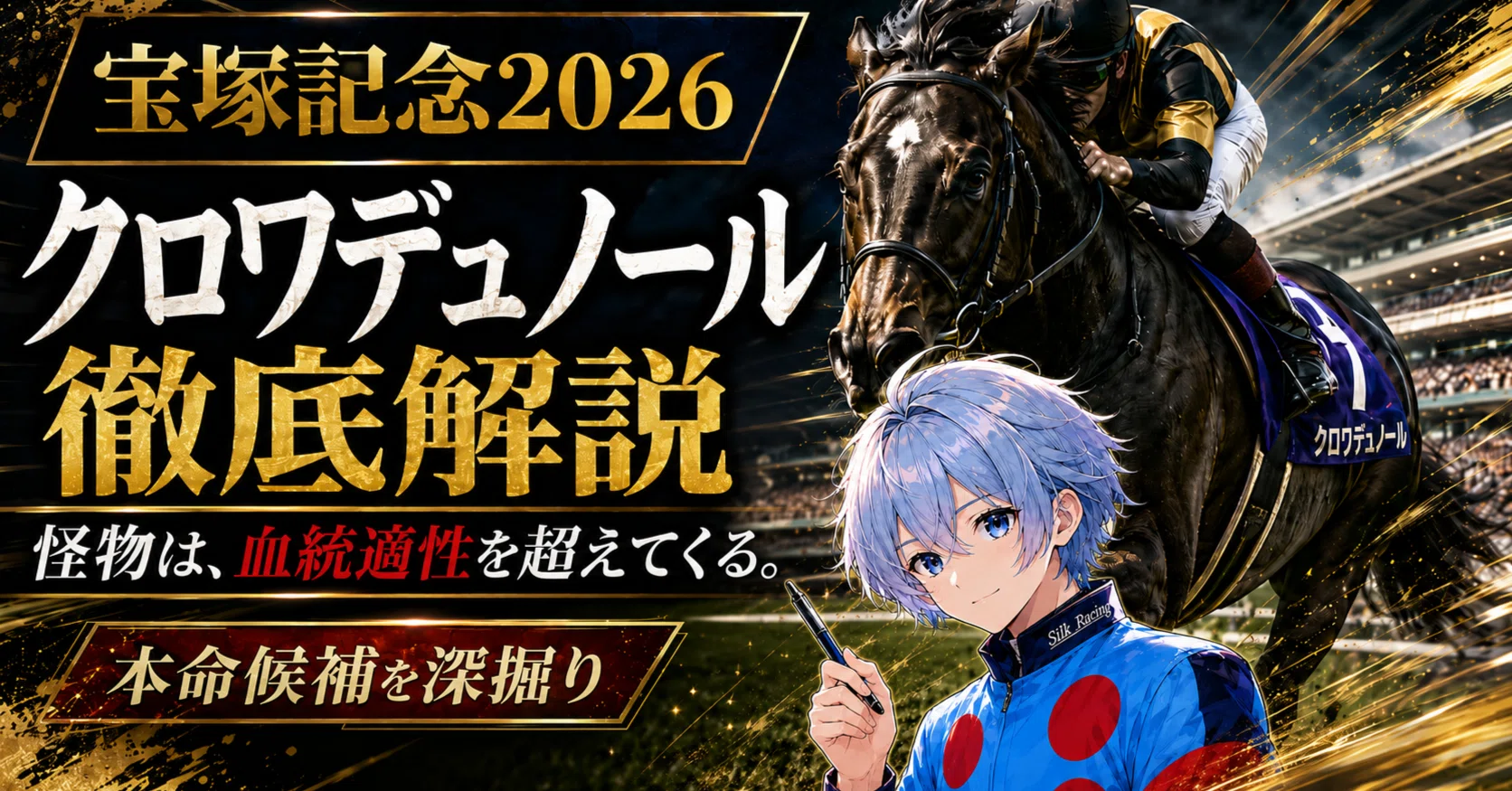 宝塚記念2026 クロワデュノール｜怪物は血統適性を超えてくる｜シルク