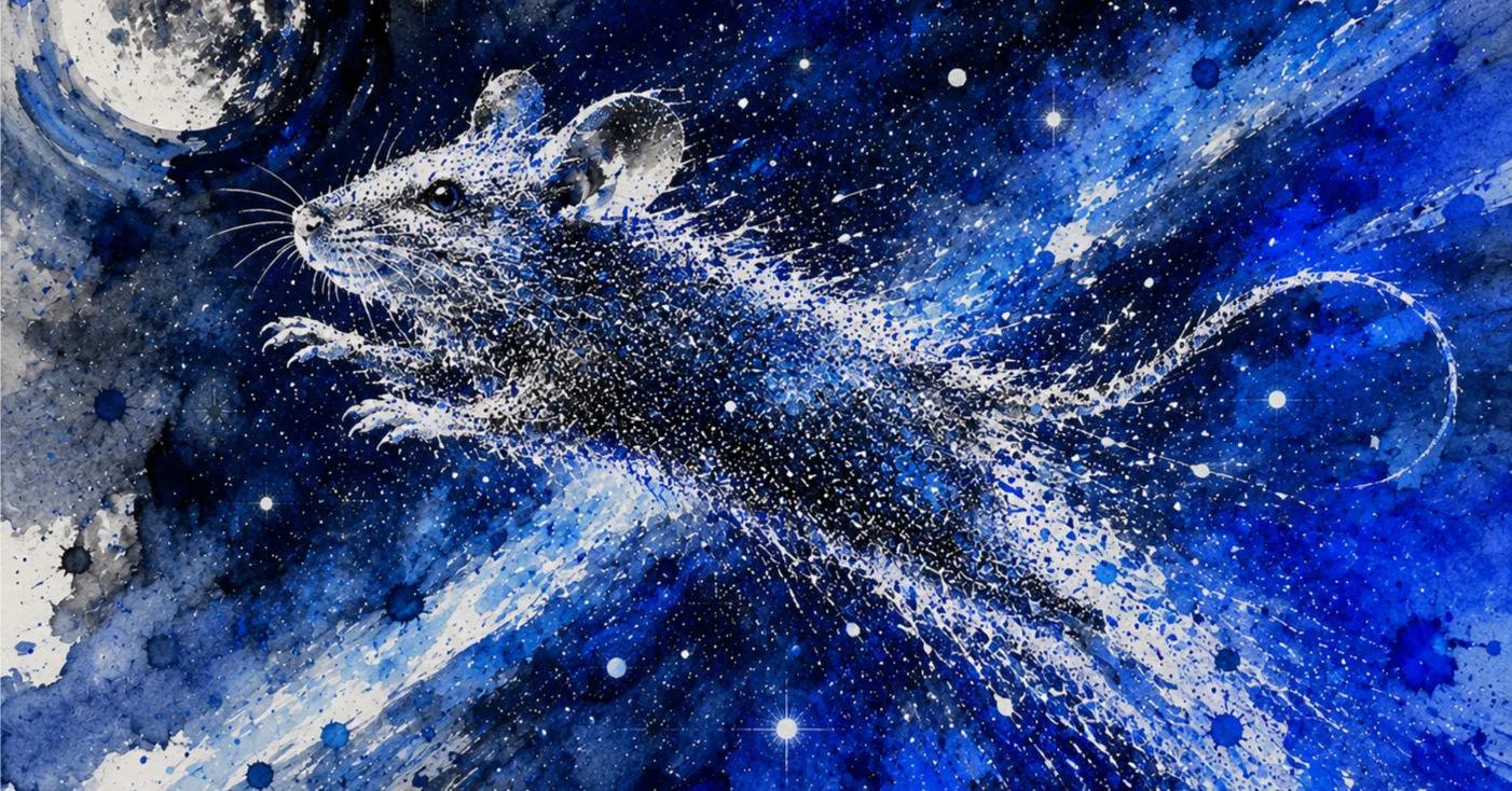 動物】宇宙をかけるネズミ｜Fujimoto@吟遊詩人