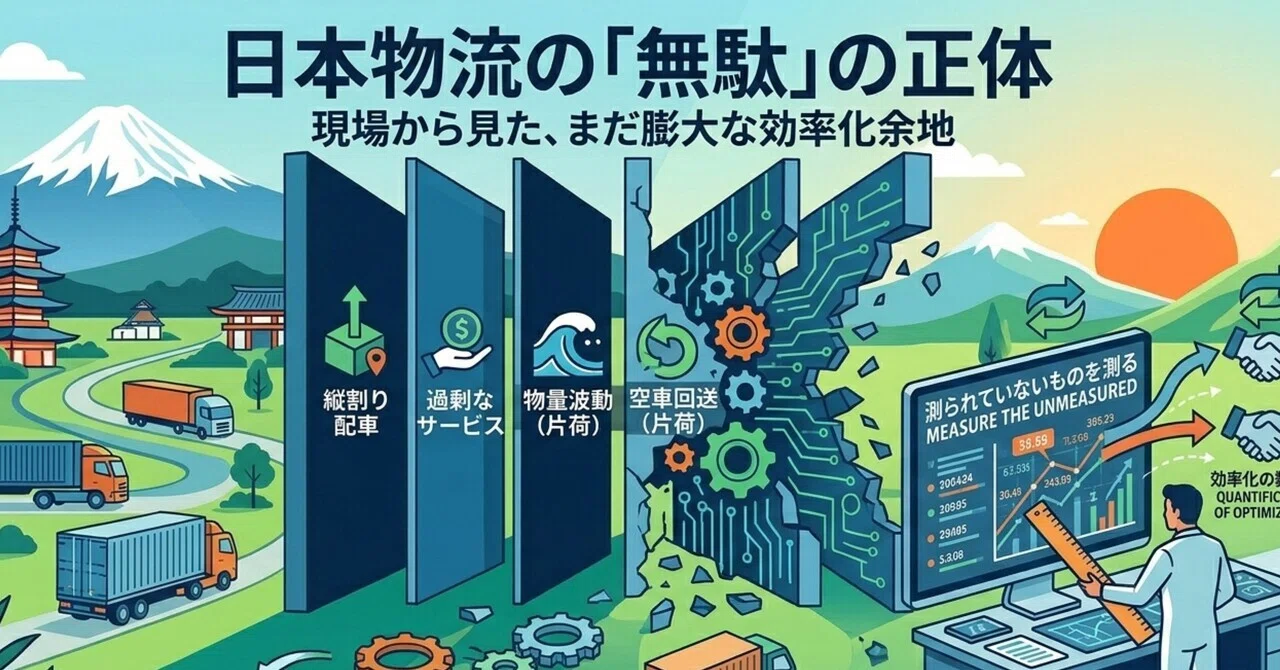 日本物流の「無駄」の正体 現場から見た、まだ膨大な効率化余地｜物流