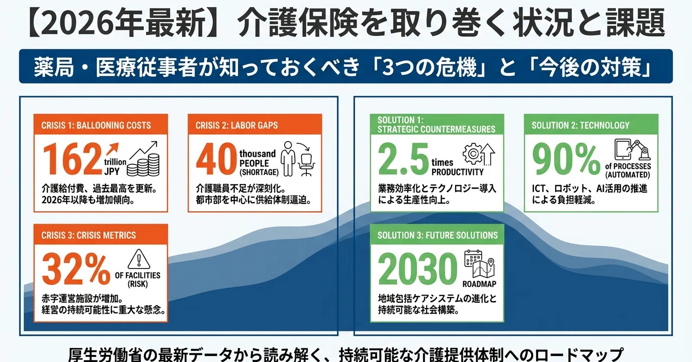 2026年最新】介護保険を取り巻く状況と課題｜薬局・医療従事者が知って