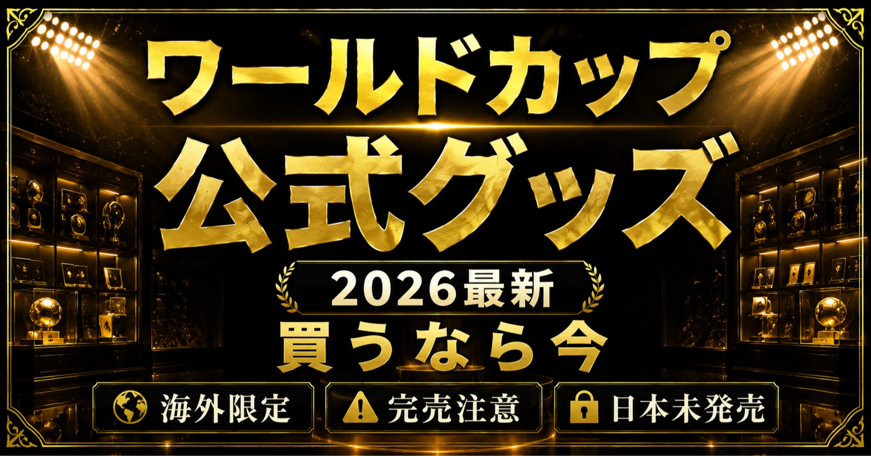 2026年最新版】ワールドカップ グッズはどこで買う？公式・海外限定