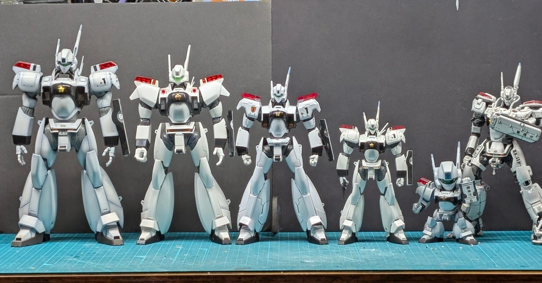 歴代イングラムプラモデル徹底比較！RG・MG・MODEROID等を並べてみた