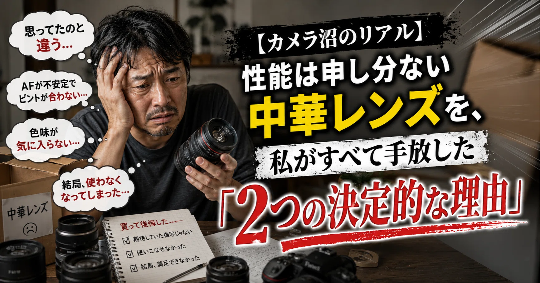 レンズ　まとめ売り　不揃い　いろいろ　※バラ売り不可 カメラ沼のリアル】性能は申し分ない中華レンズを、私がすべて手放した