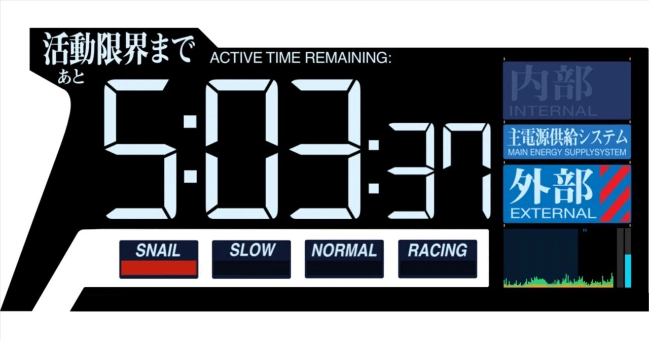 EVA Clock:Rebirth v2.9.1 — CPU・GPUメーターを独立ウィンドウにも。＋内部構造刷新｜EVA Titer