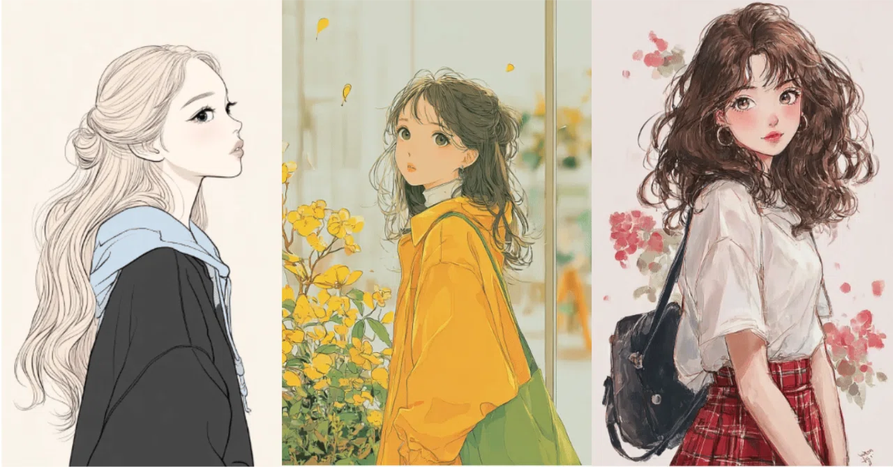 Midjourneyのv7モデル・Niji7モデルの線画アニメ風Srefコード10選【AI