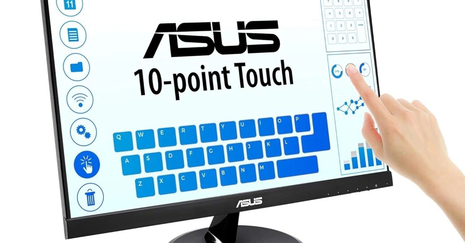 タッチ操作できるアイケアモニター——ASUS VT229H 21.5インチを自宅