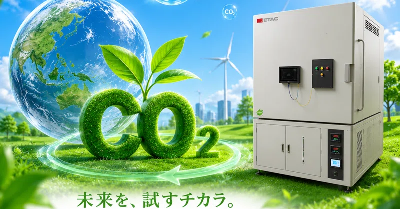 【先行情報】-50℃対応CO₂自然冷媒、GWP=1を採用した環境試験器