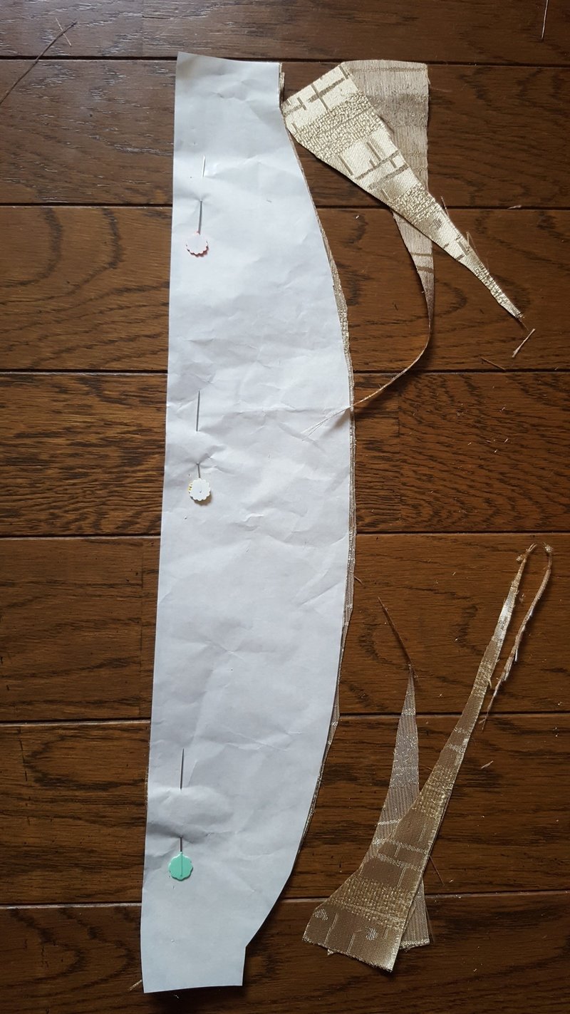 カーテンタッセルの作り方 現物から型紙とって作ってみた まい Note