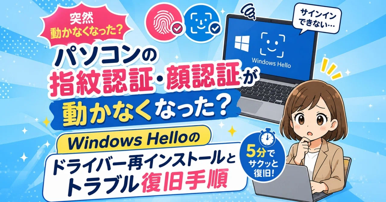 Did your PC's 'fingerprint or facial recognition' suddenly stop working ...