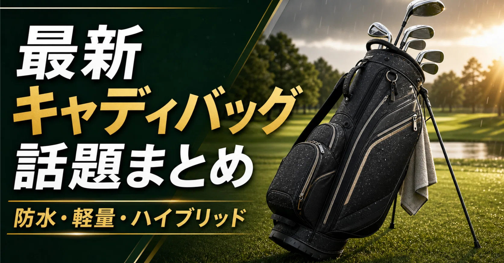 キャディバッグ Golf Club Bag 耐摩耗性【2026新登場】防水性 最新キャディバッグの話題まとめ｜2026年は「防水」「軽量
