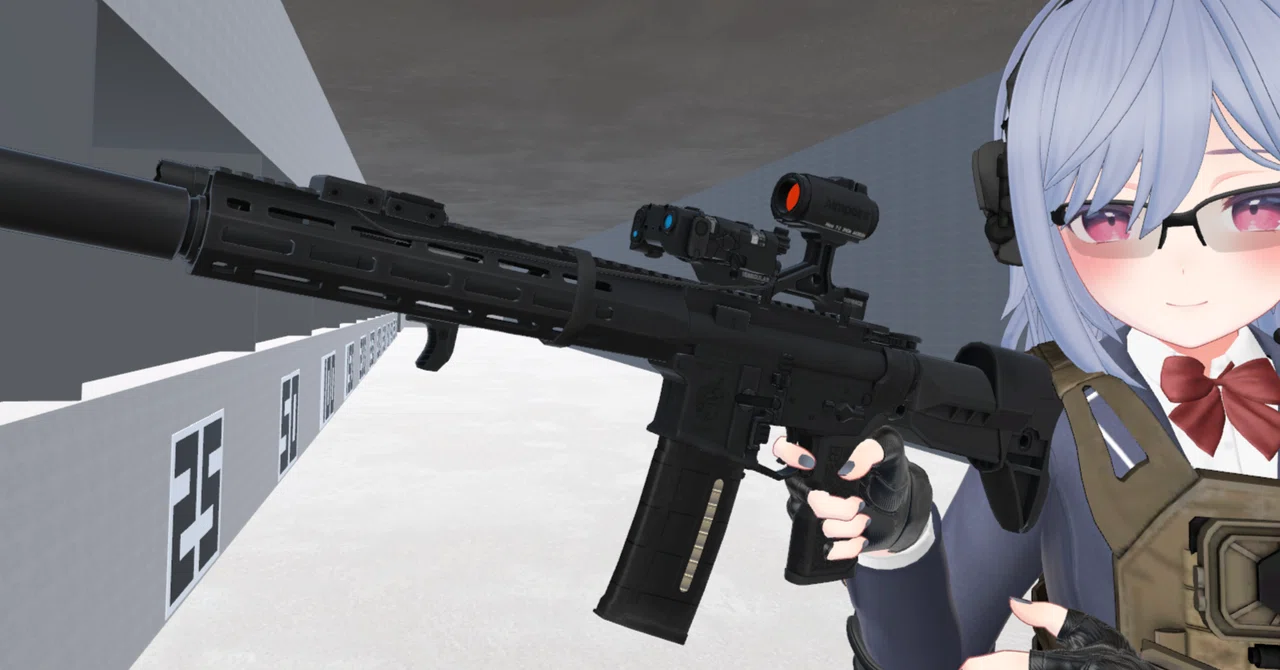 VRChat】動かないKAC KS3モデルを組み合わせで動かせるように！【改変