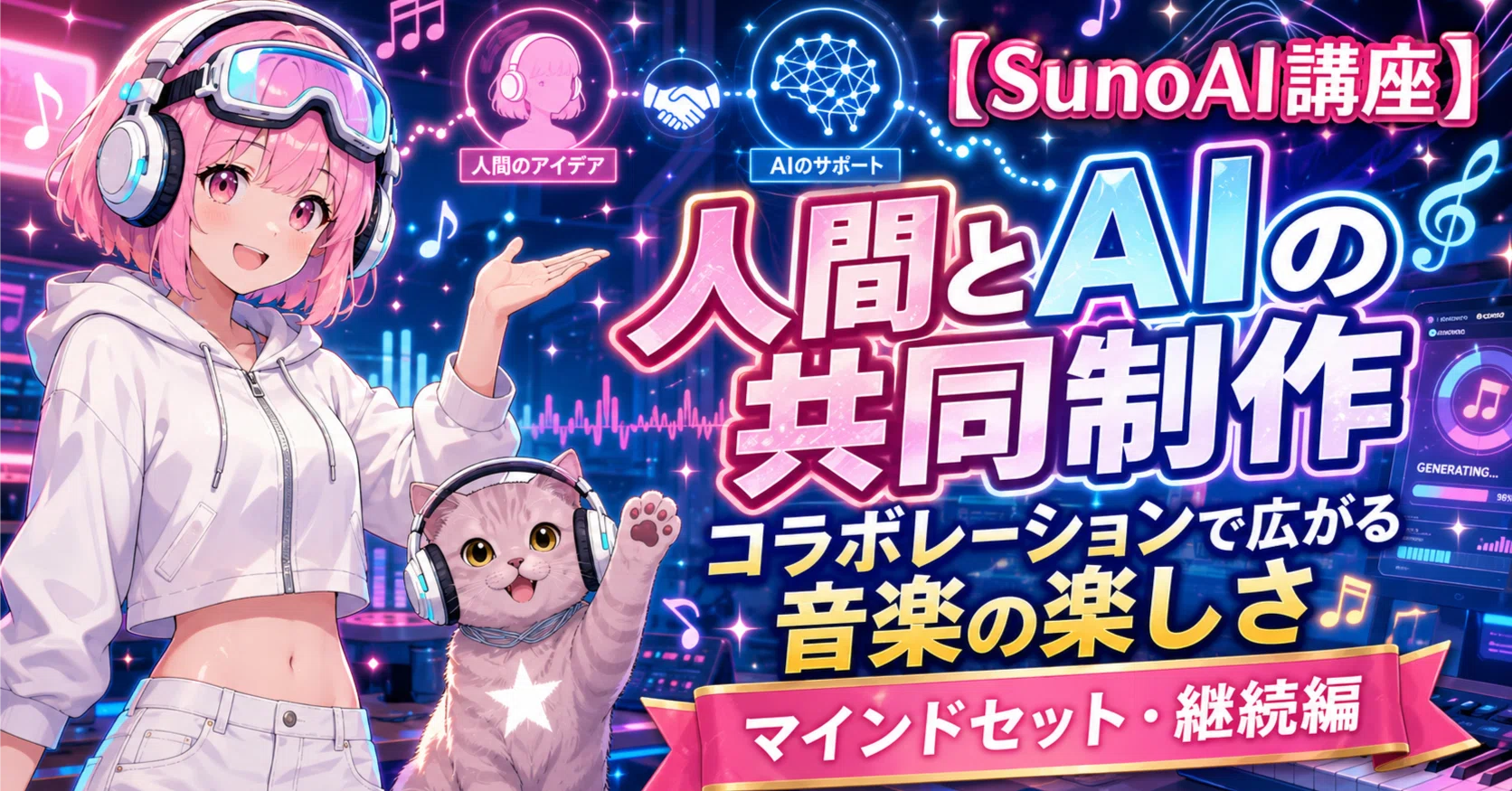 SunoAI講座】人間とAIの共同制作：コラボレーションで広がる音楽の楽し