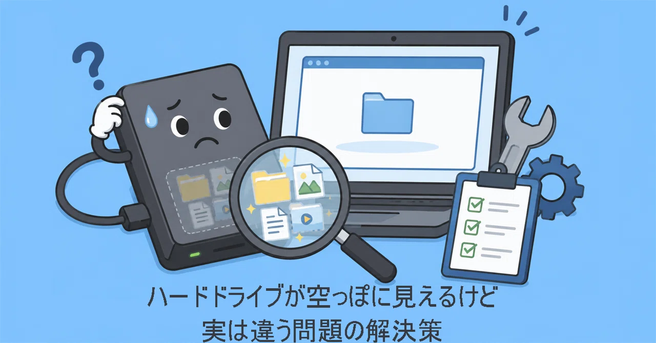 Hard Drive Looks Empty But Isn't? Here's the Solution｜MyRecover