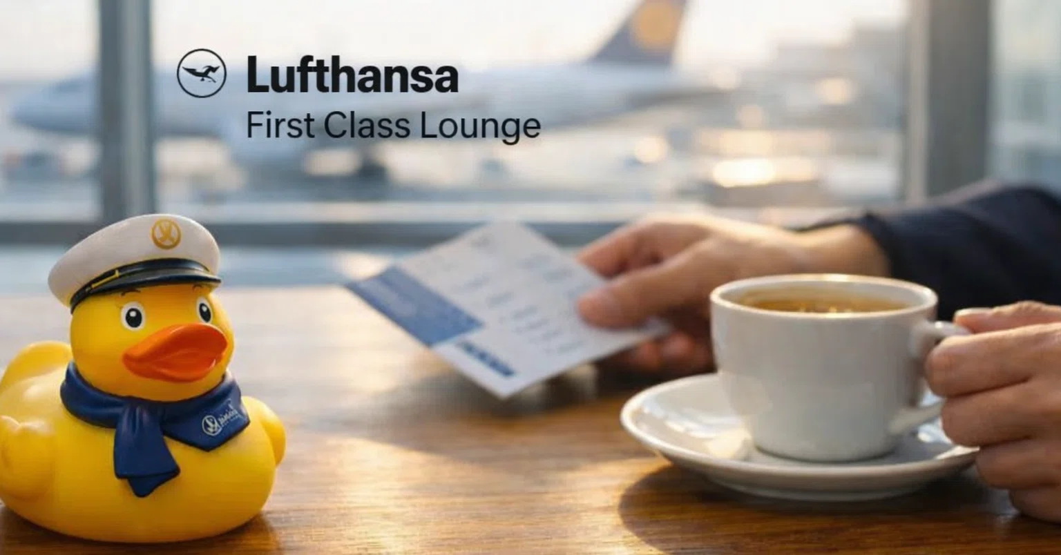 ダメ元で🙅ファーストラウンジに凸した話：Lufthansa First Class