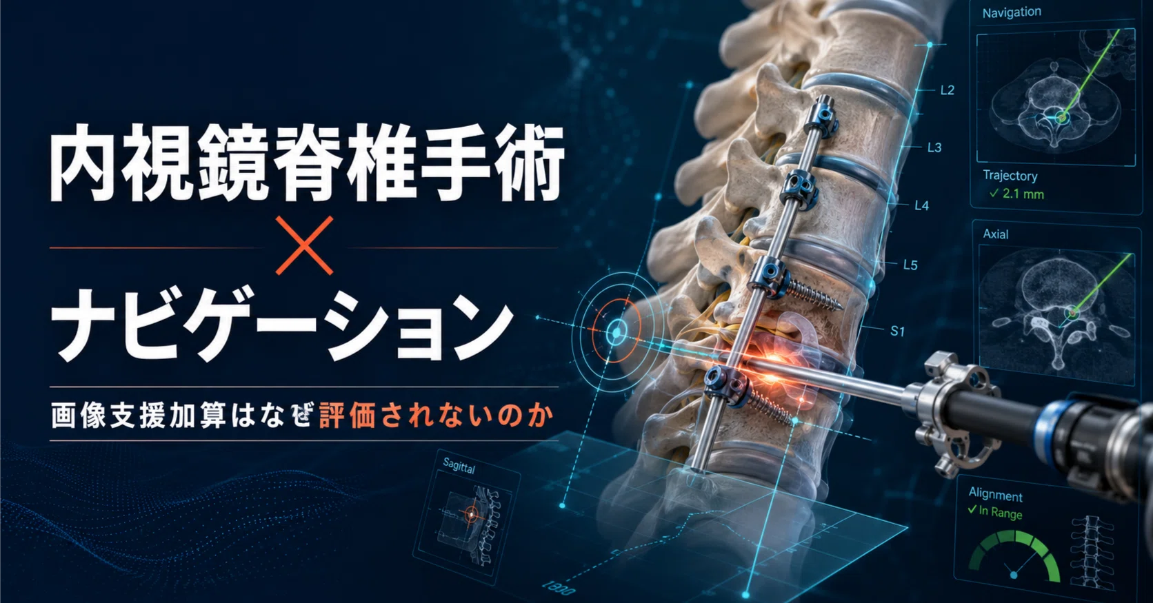 内視鏡下脊椎手術へのナビゲーション診療報酬の未対応問題について