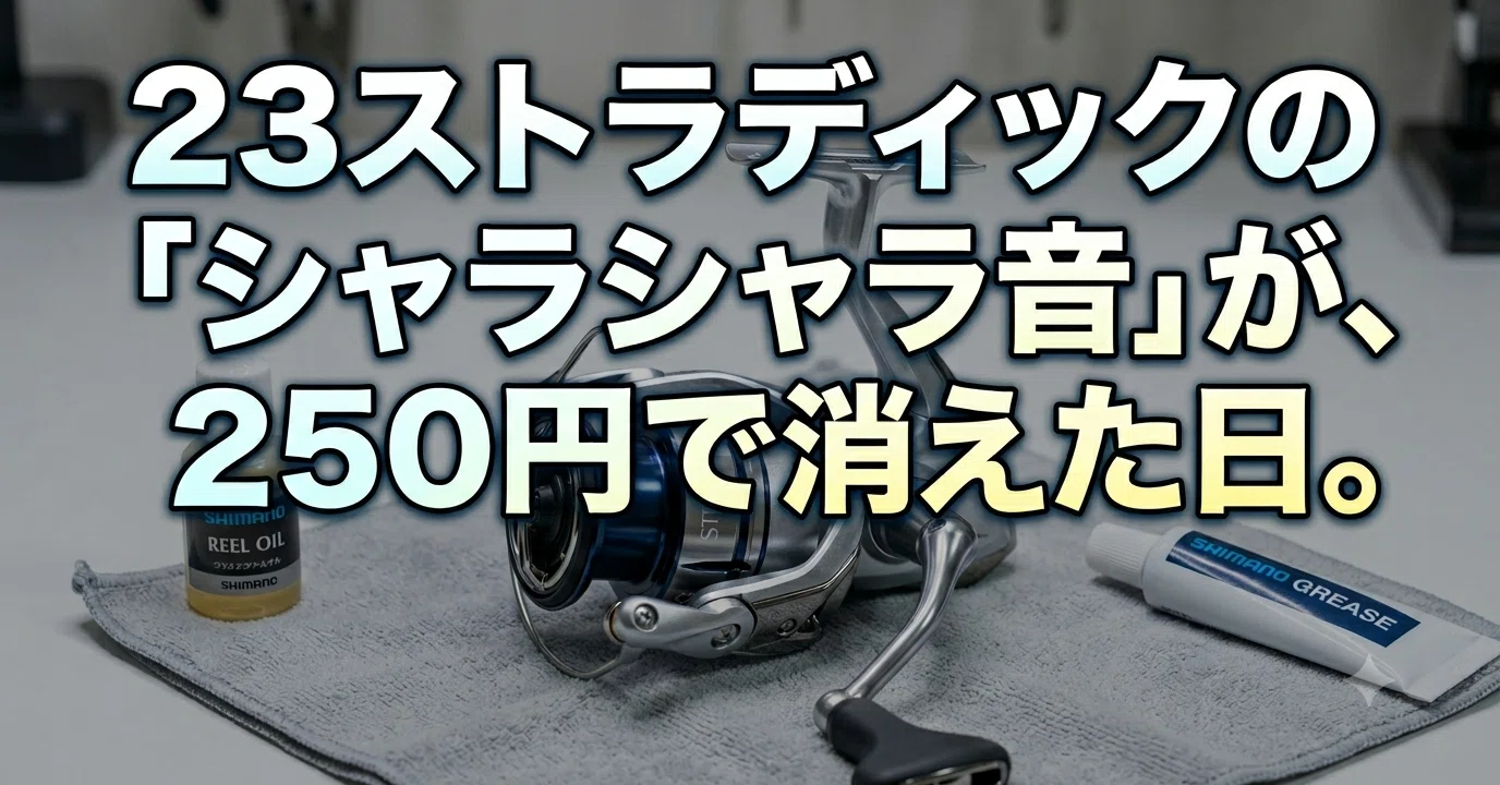 23ストラディックの「シャラシャラ音」が、250円で消えた日。｜さんた