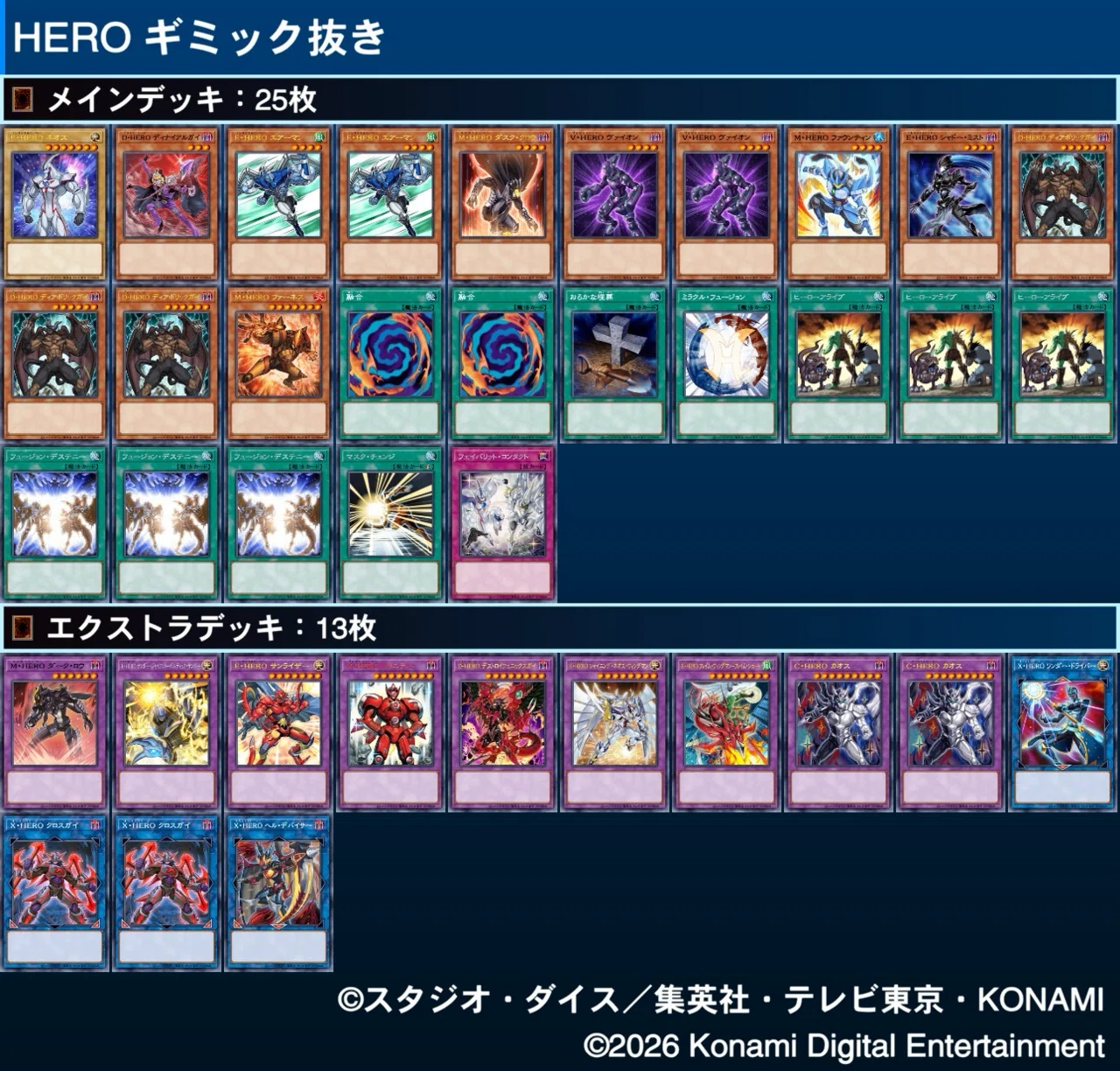 混合HERO 展開ギミック考察｜レード