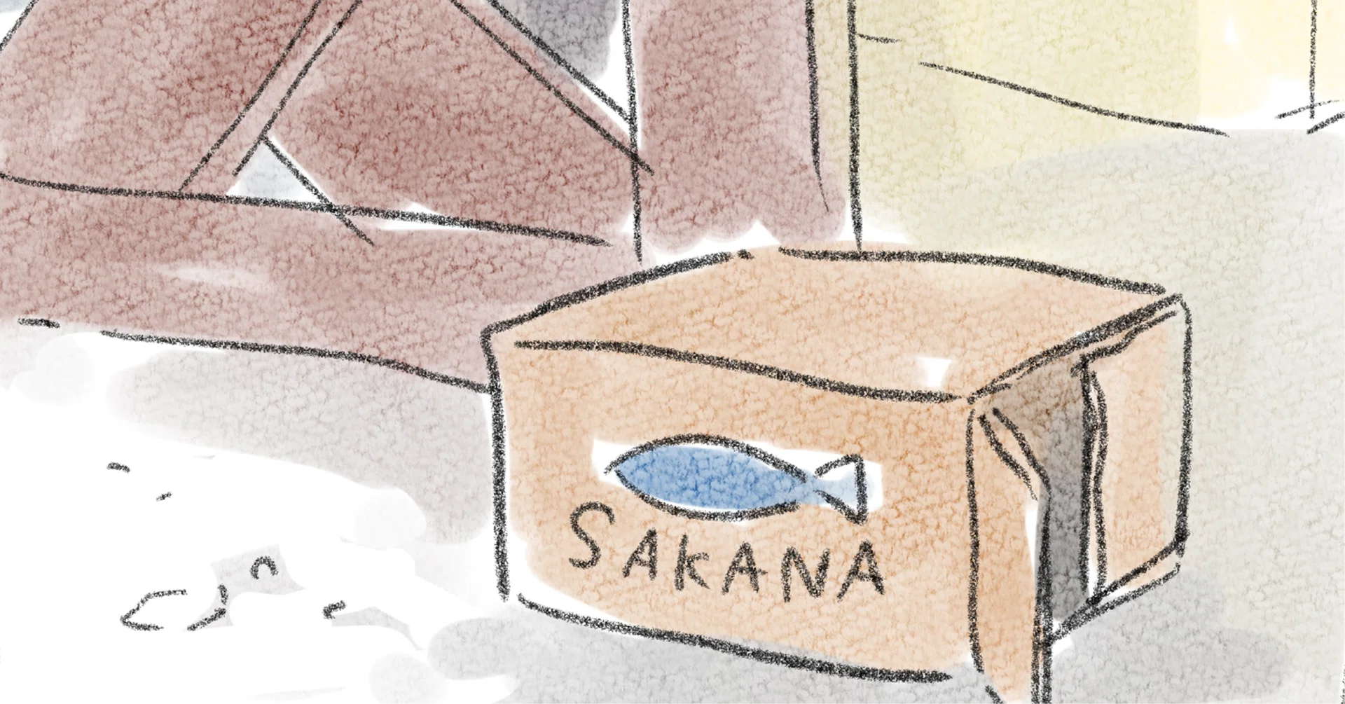 152 ちいちゃん漫画⑯と猫遭遇メモ、ハチは更に川辺へ近づく｜える