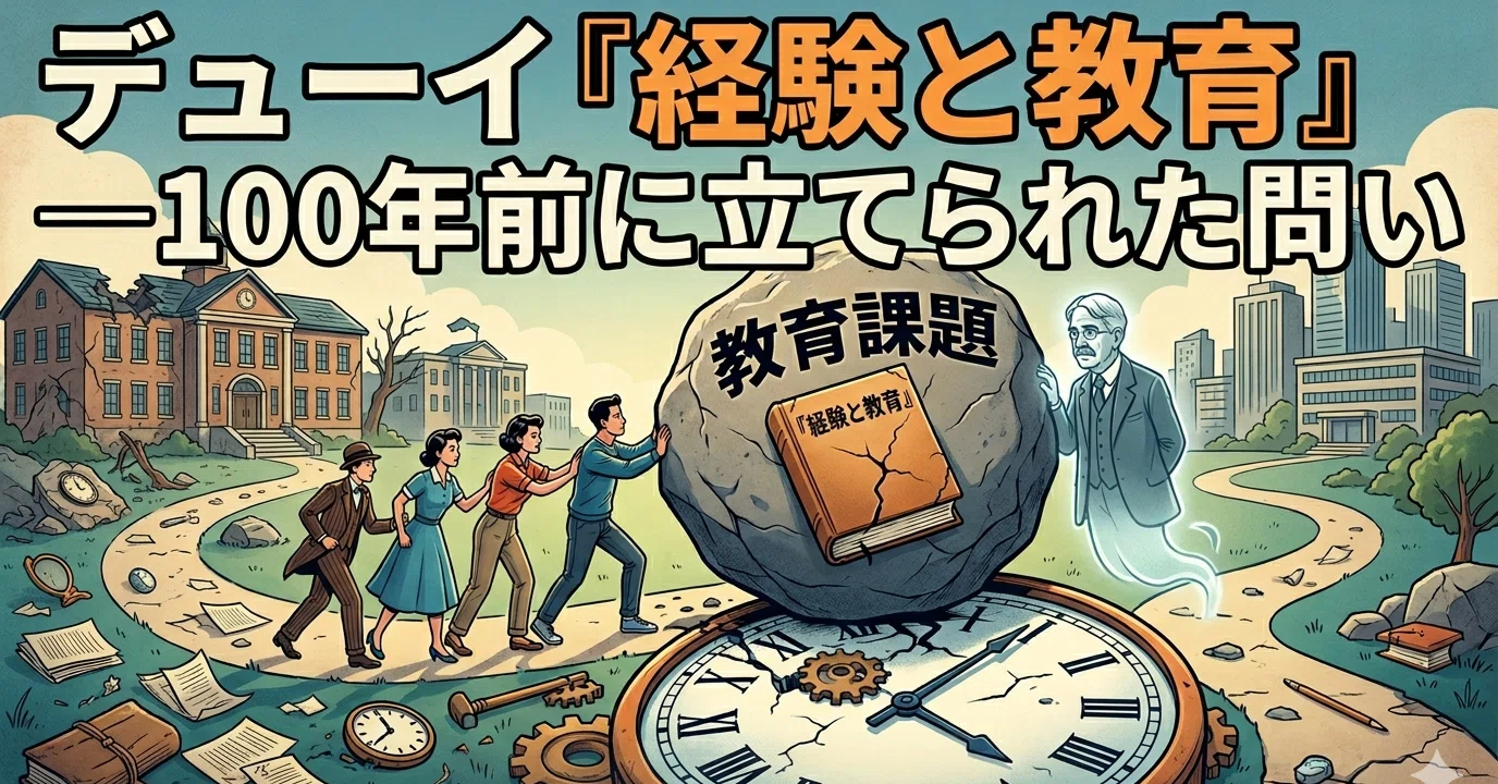 デューイ『経験と教育』—100年前に立てられた問い｜江口 彰
