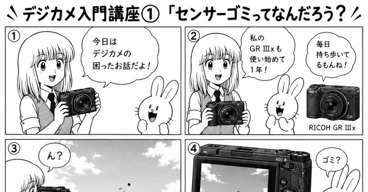 デジカメ入門講座①『センサーゴミってなんだろう？』ってはなし｜namifoto