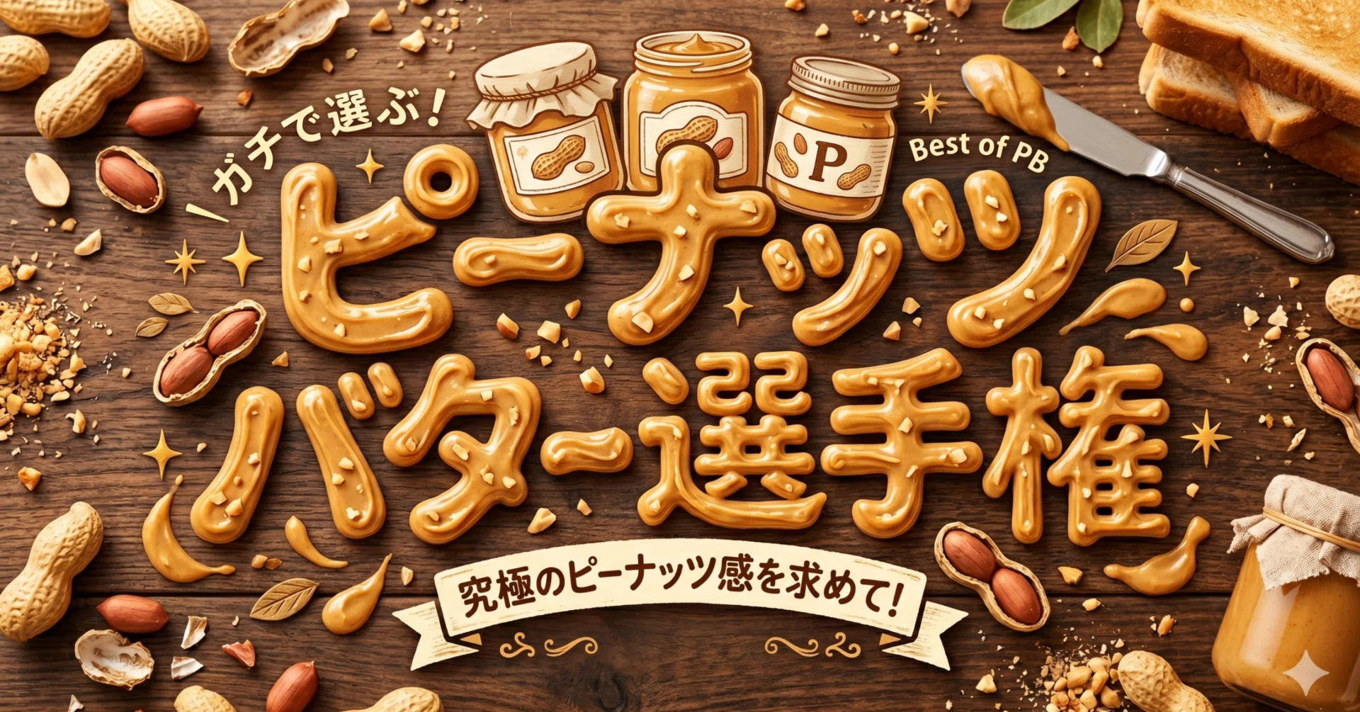 ピーナッツバター選手権】市販のピーナッツクリーム7種をガチ比較して 