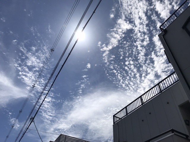 今日は雲が凄く綺麗に見える一日でした 1日一回でもいいから 上を 空を 見上げる余裕があるといいですね メグ Note