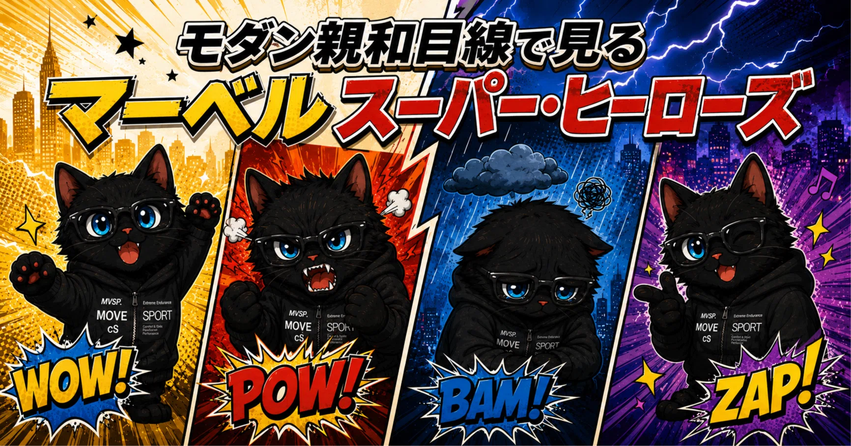 モダン親和目線で見るマーベルスーパー・ヒーローズ｜くろねこ