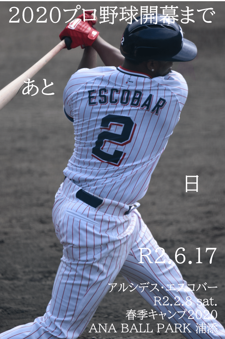 2020プロ野球開幕まであと2日エスキー11